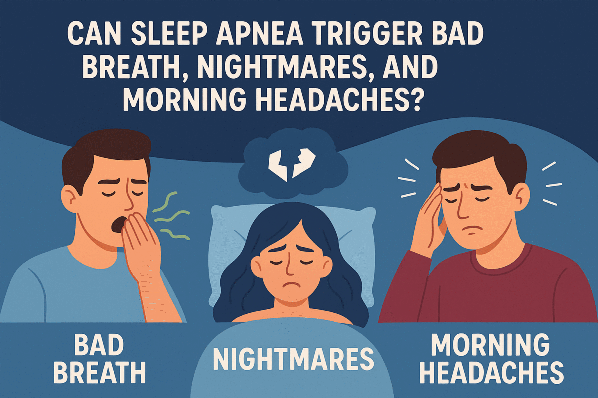 Can Sleep Apnea Trigger Bad Breath, Nightmares, and Morning Headaches