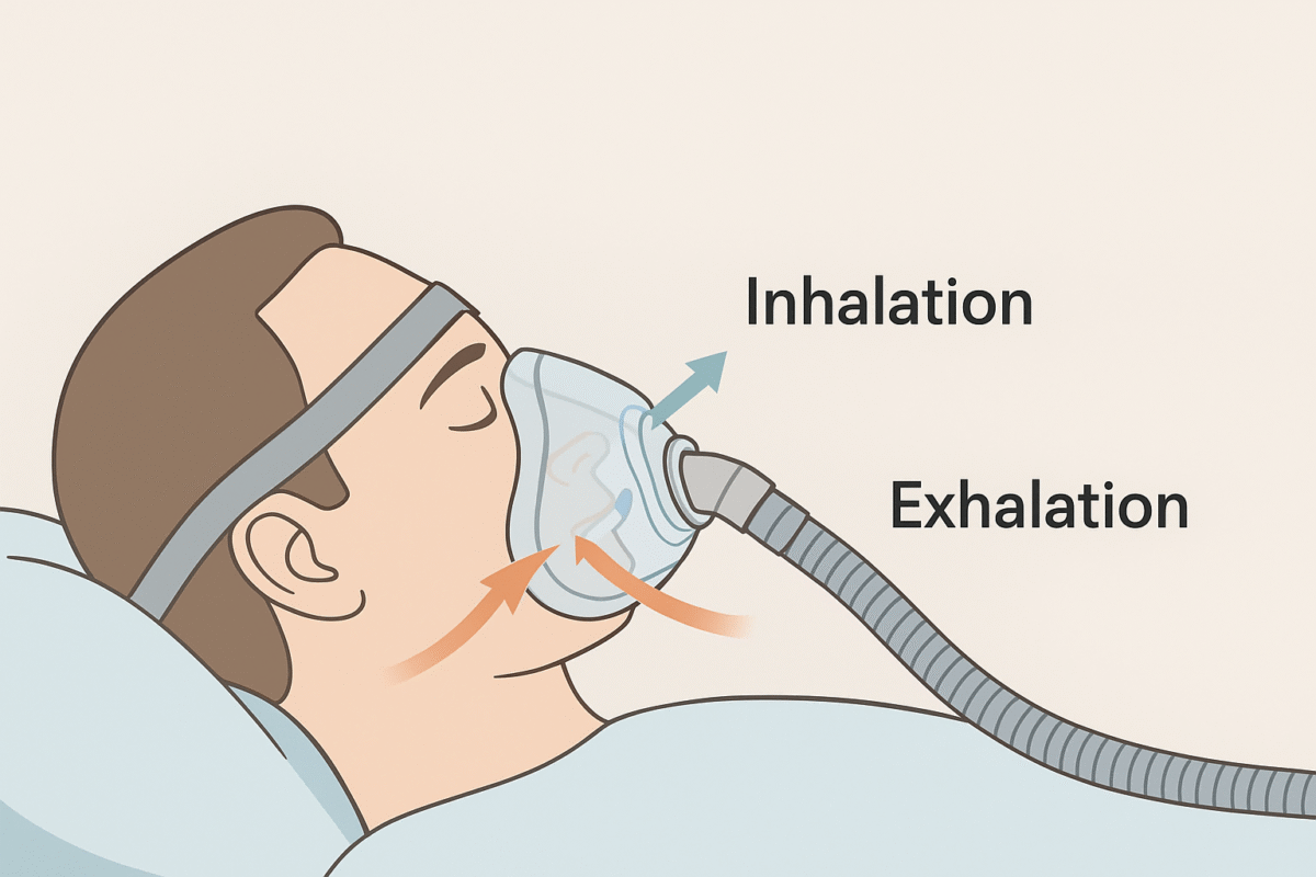 Where Does the Exhaled Air Go While Wearing the CPAP Mask