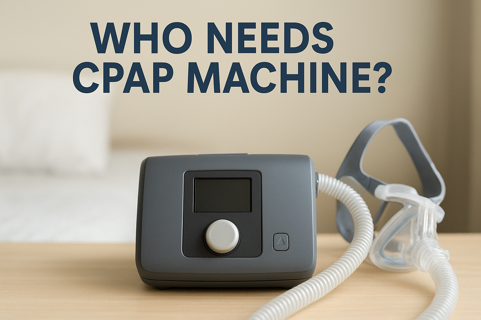 Who Needs CPAP Machine