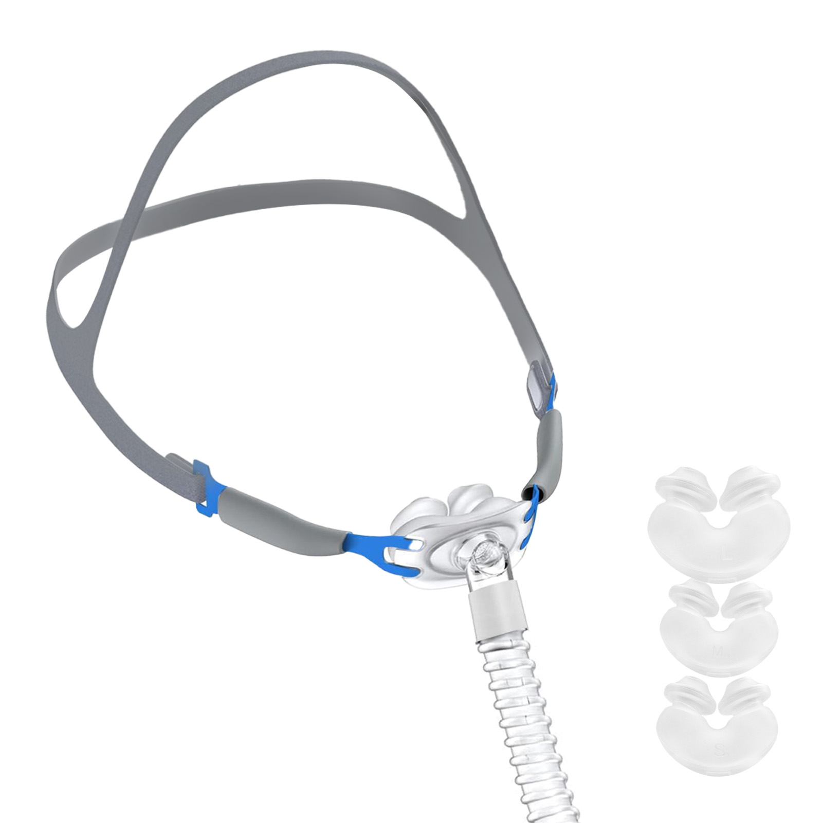 1-2 CPAP Nose Pillow Mask for Sleep Apnea - Image 1