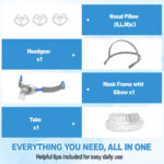 CPAP Nose Pillow Mask for Sleep Apnea - Image 2